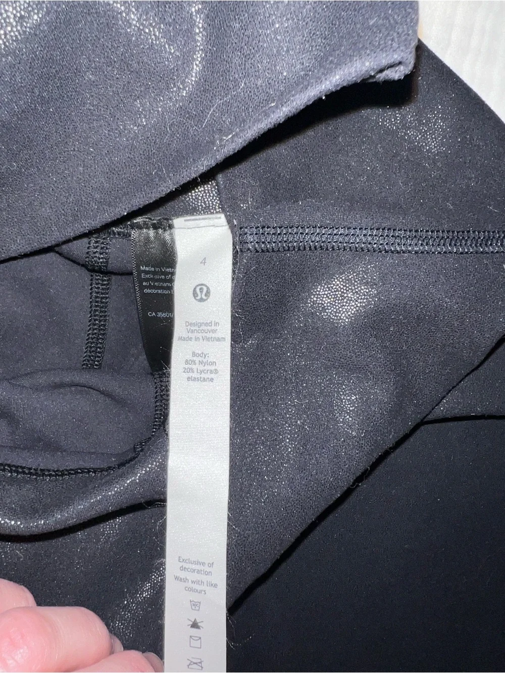 Lululemon Align 6” Faux Brushed Leather Shortbl